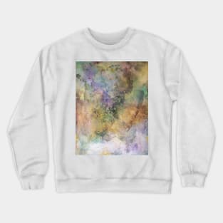 Abstract Watercolor Painting Crewneck Sweatshirt